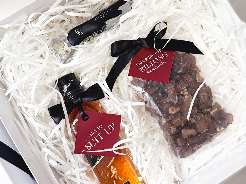 Kate and Graham groomsmans gift box