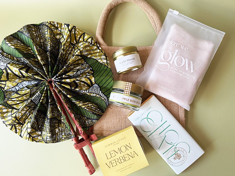 Afri Chic gift bag-Green