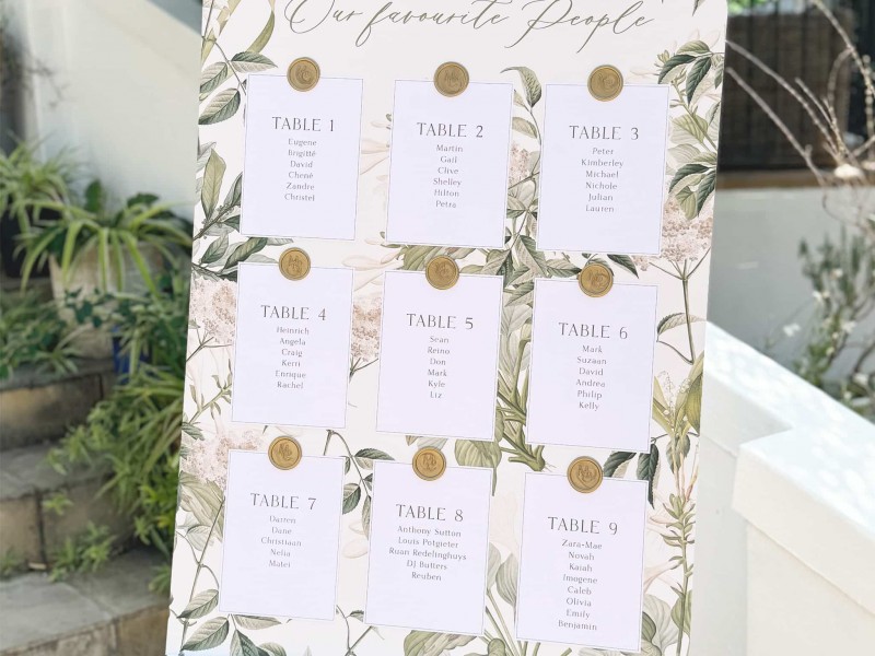 Wax-seal-seating-plan